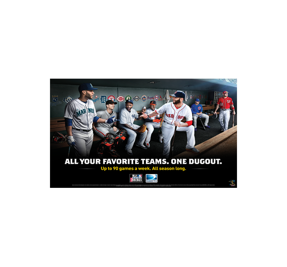 MLB EXTRA INNINGS  "PLAYERS" WALL/WINDOW POSTER