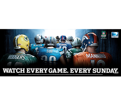 NFL SUNDAY TICKET IDENTITY BANNER (LARGE)