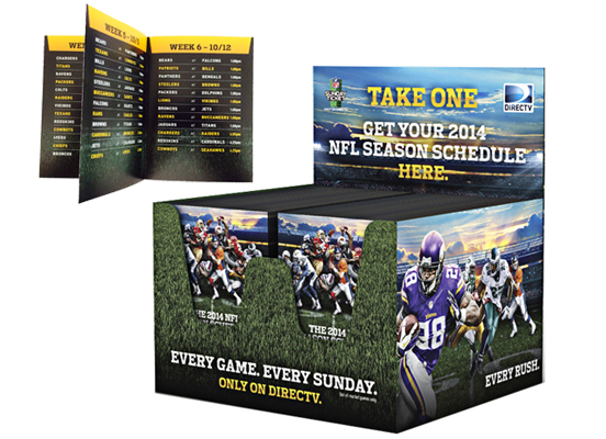 NFL SUNDAY TICKET™<br />POCKET SCHEDULES & HOLDERS